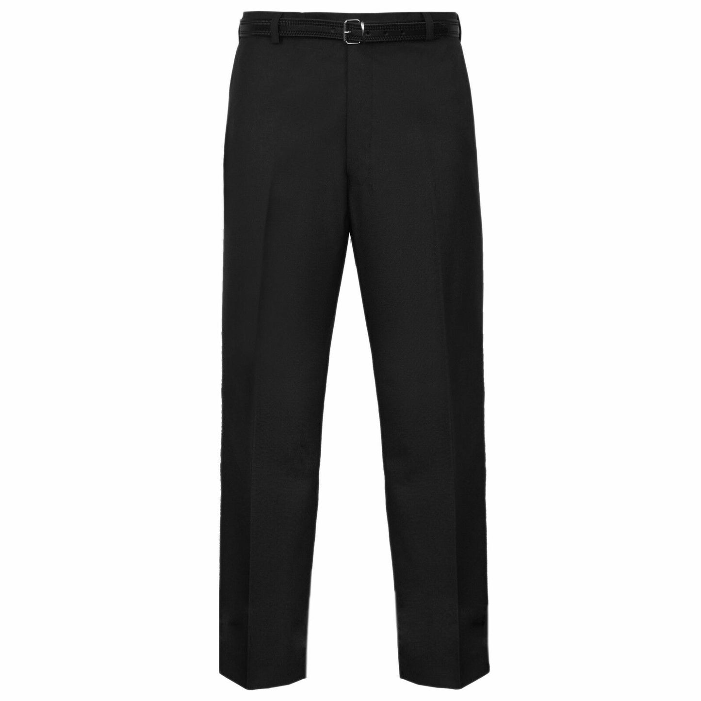 MEN TROUSERS OFFICE BUSINESS WORK FORMAL CASUAL SMART BIG plus BELT POCKET PANTS