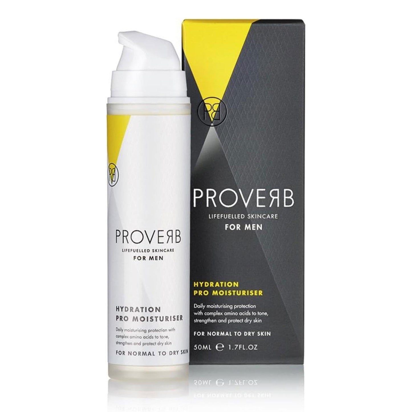 Proverb Life Fuelled Skin Care Hydration Pro Moisturiser for Men – 50ml