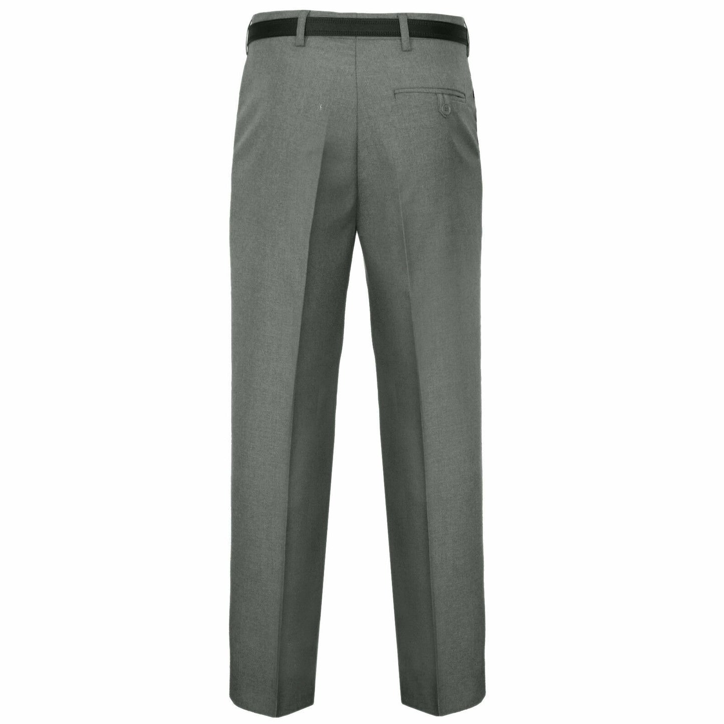 MEN TROUSERS OFFICE BUSINESS WORK FORMAL CASUAL SMART BIG plus BELT POCKET PANTS